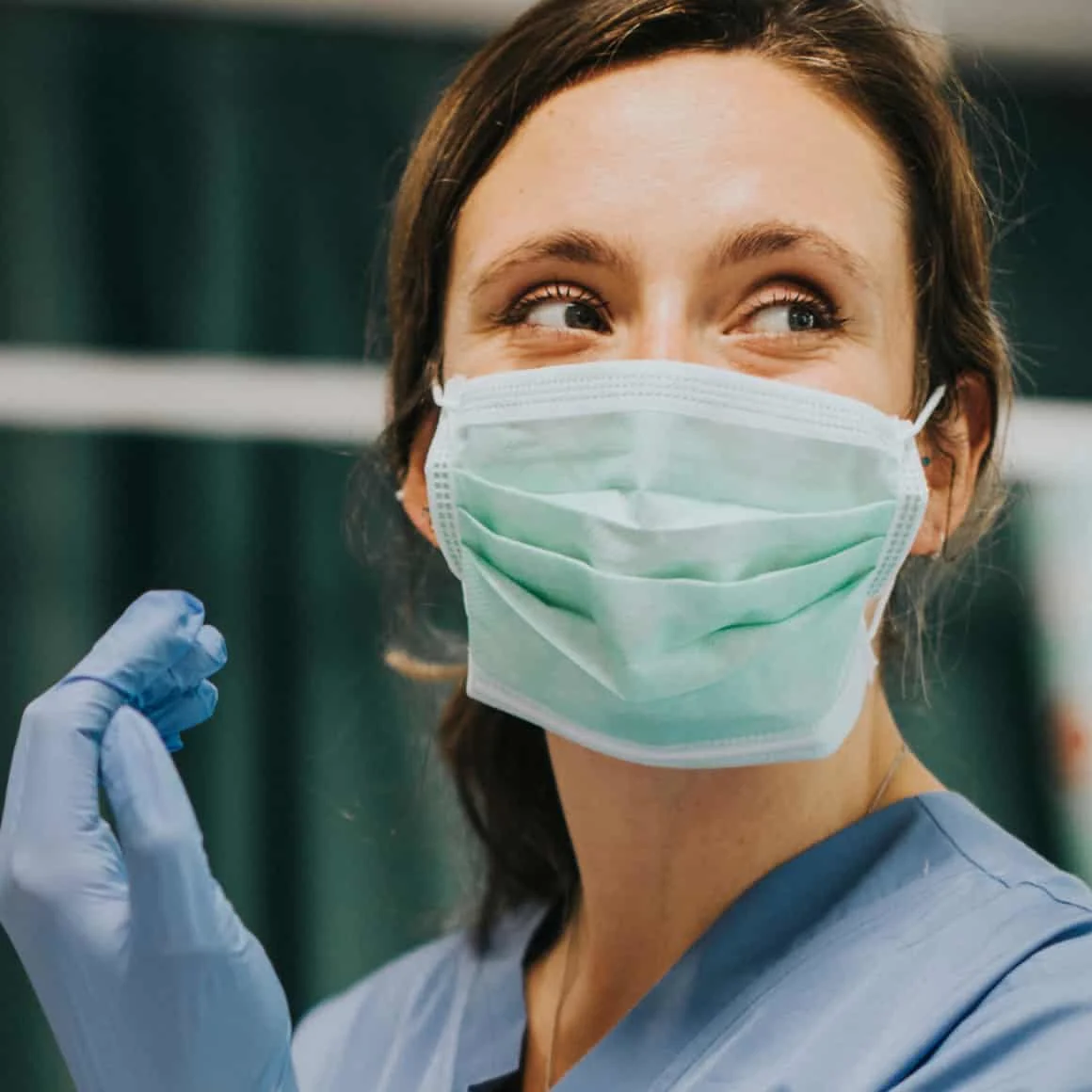 Nurse in Mask Header